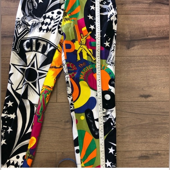 VERSACE COUTURE VINTAGE 1990s JEANS NEW YORK POP ART DESIGN SIZE 30 - Picture 13 of 16